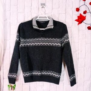 Daniele Blasi Isle‎ Wool Pullover Aztec Sweater